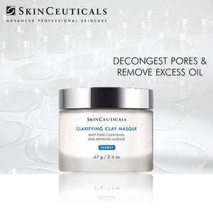 DECONGEST OILY SKIN / CLARIFYING CLAY MASQUE / FREE 15ml HYDRATING B5 MOISTURIZER (WORTH $95) + 15% DIRECT DISCOUNT (SAVE $15) / SKINCEUTICALS @ PEBBLE